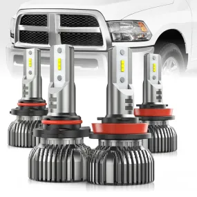 2013-2018 Ram 1500 2500 3500 9005 H11 LED Headlight Bulbs