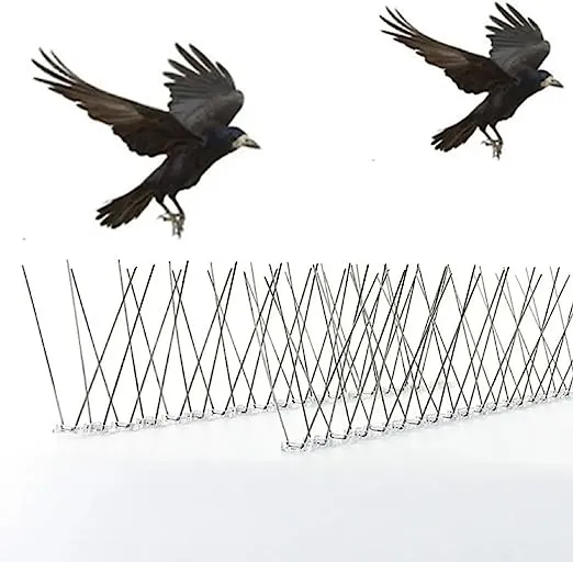 20Pcs 25CM Anti Bird Spikes 304 Stainless Steel - Noveden