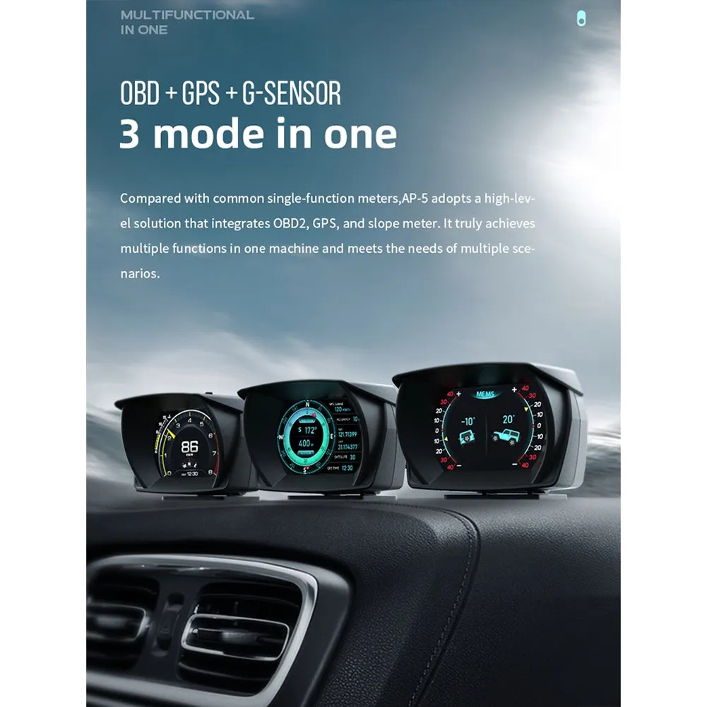7pcs/set Ap-5 Hud Head-up  Display Multifunctional