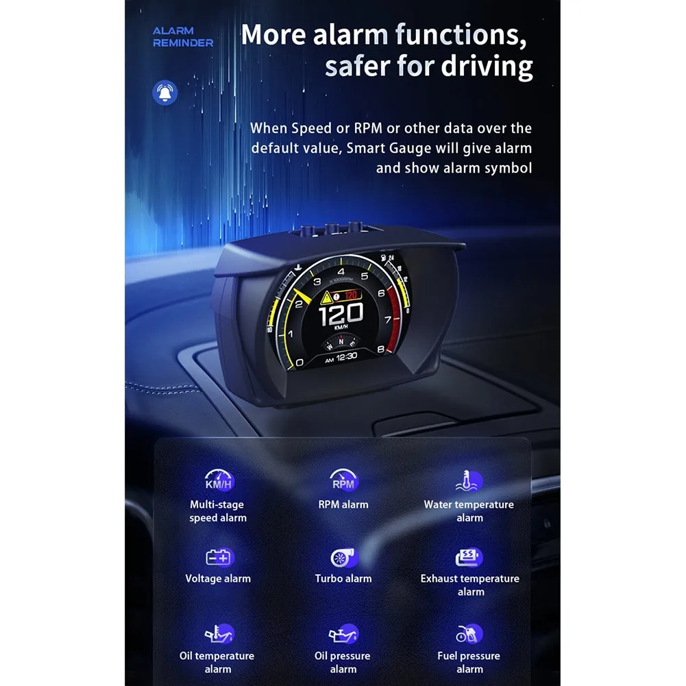 7pcs/set Ap-5 Hud Head-up  Display Multifunctional