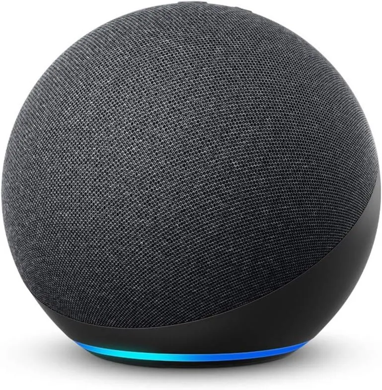 Amazon Echo (4th Generation) w/ Premium Sound Speaker Smart Home Hub, and Alexa | Charcoal