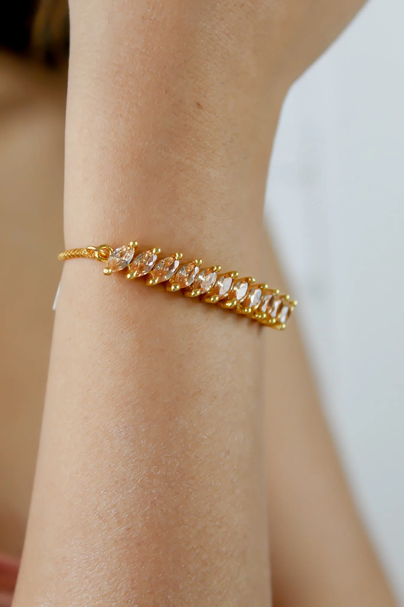 Crystal Spikes Bracelet