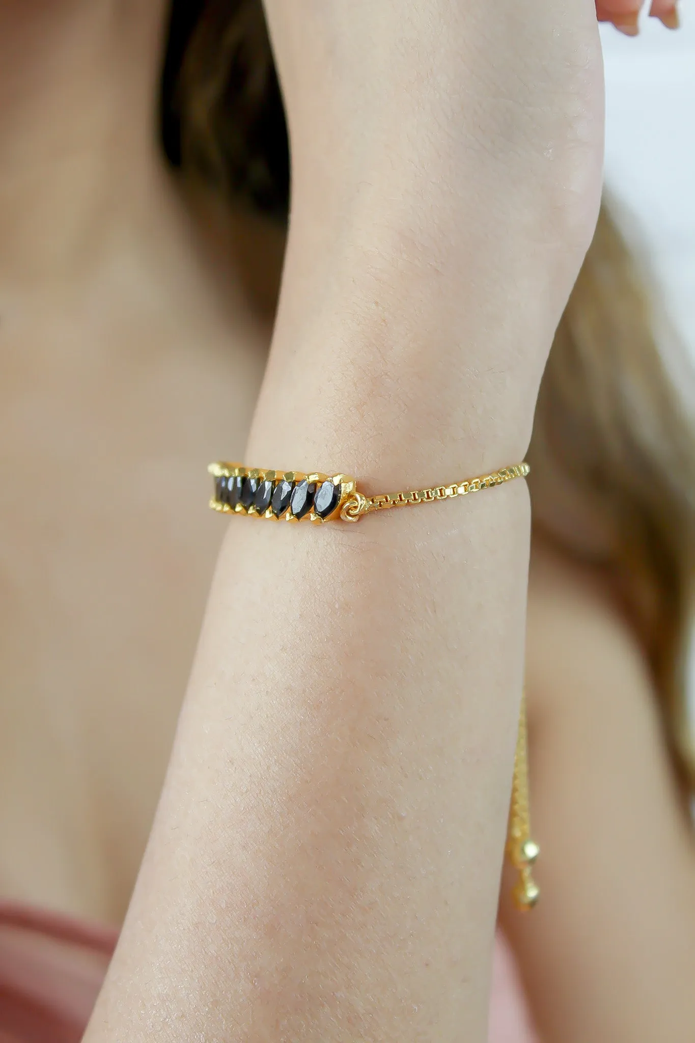 Crystal Spikes Bracelet