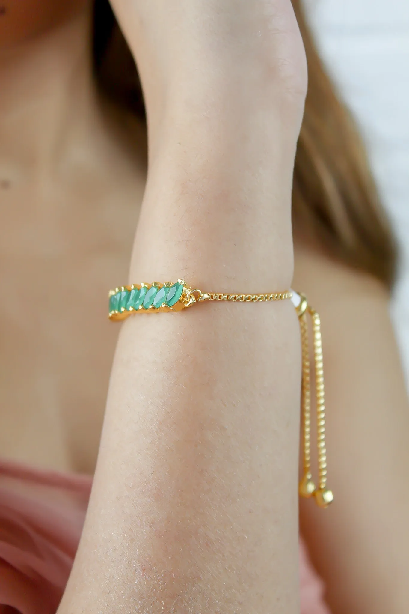 Crystal Spikes Bracelet