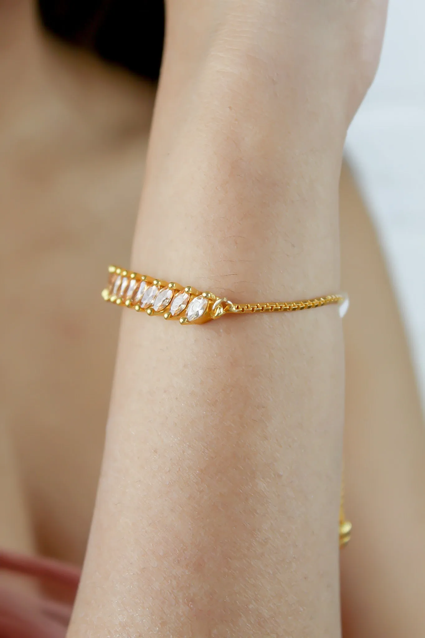 Crystal Spikes Bracelet