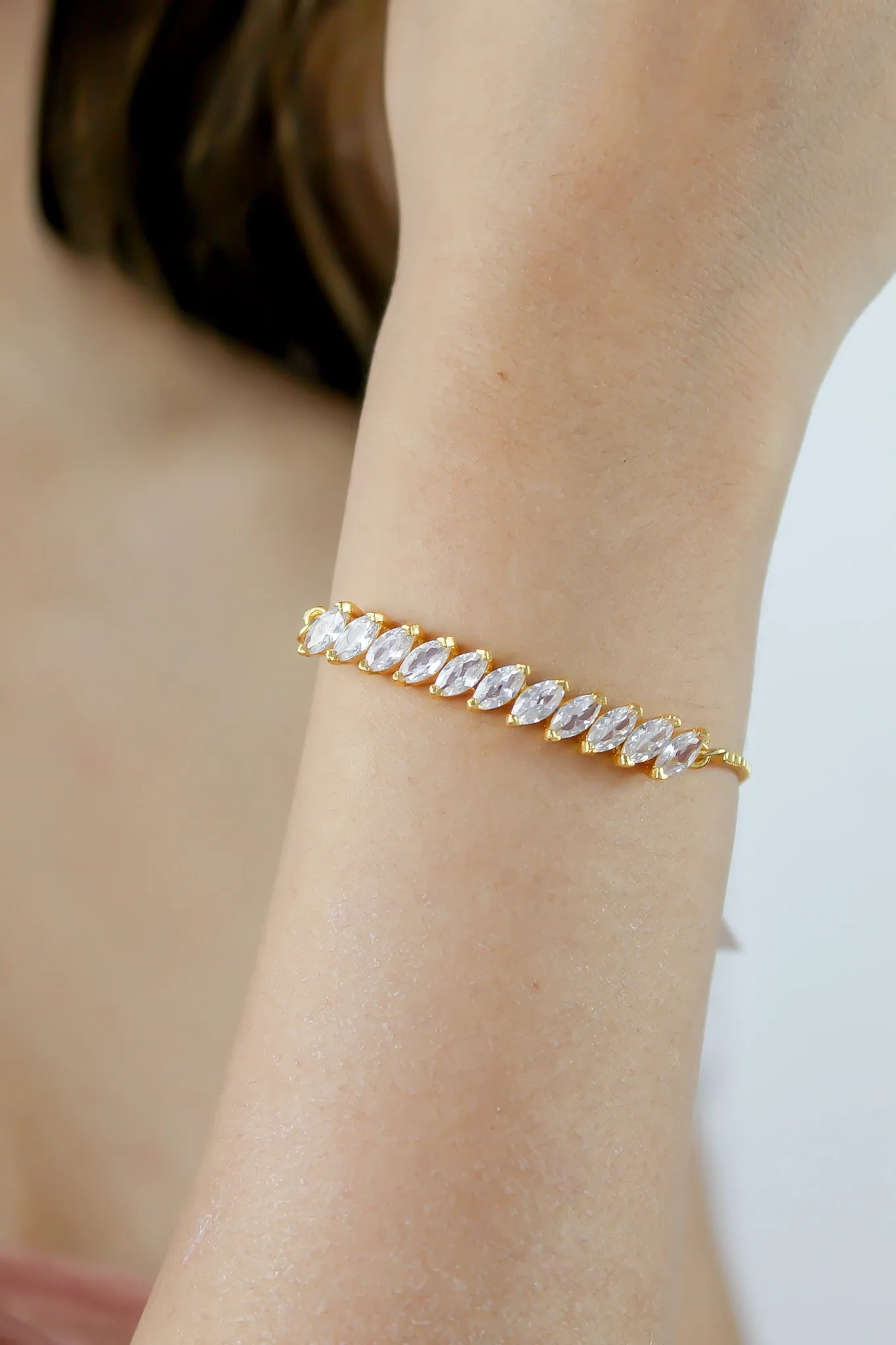Crystal Spikes Bracelet