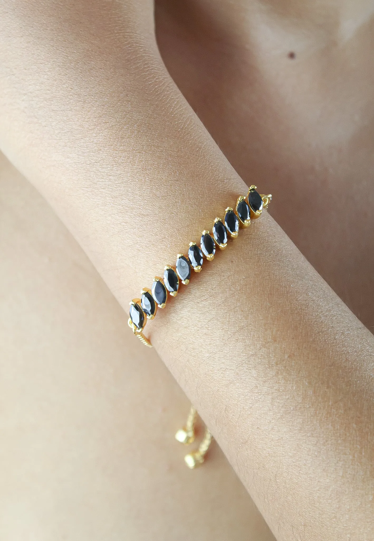 Crystal Spikes Bracelet