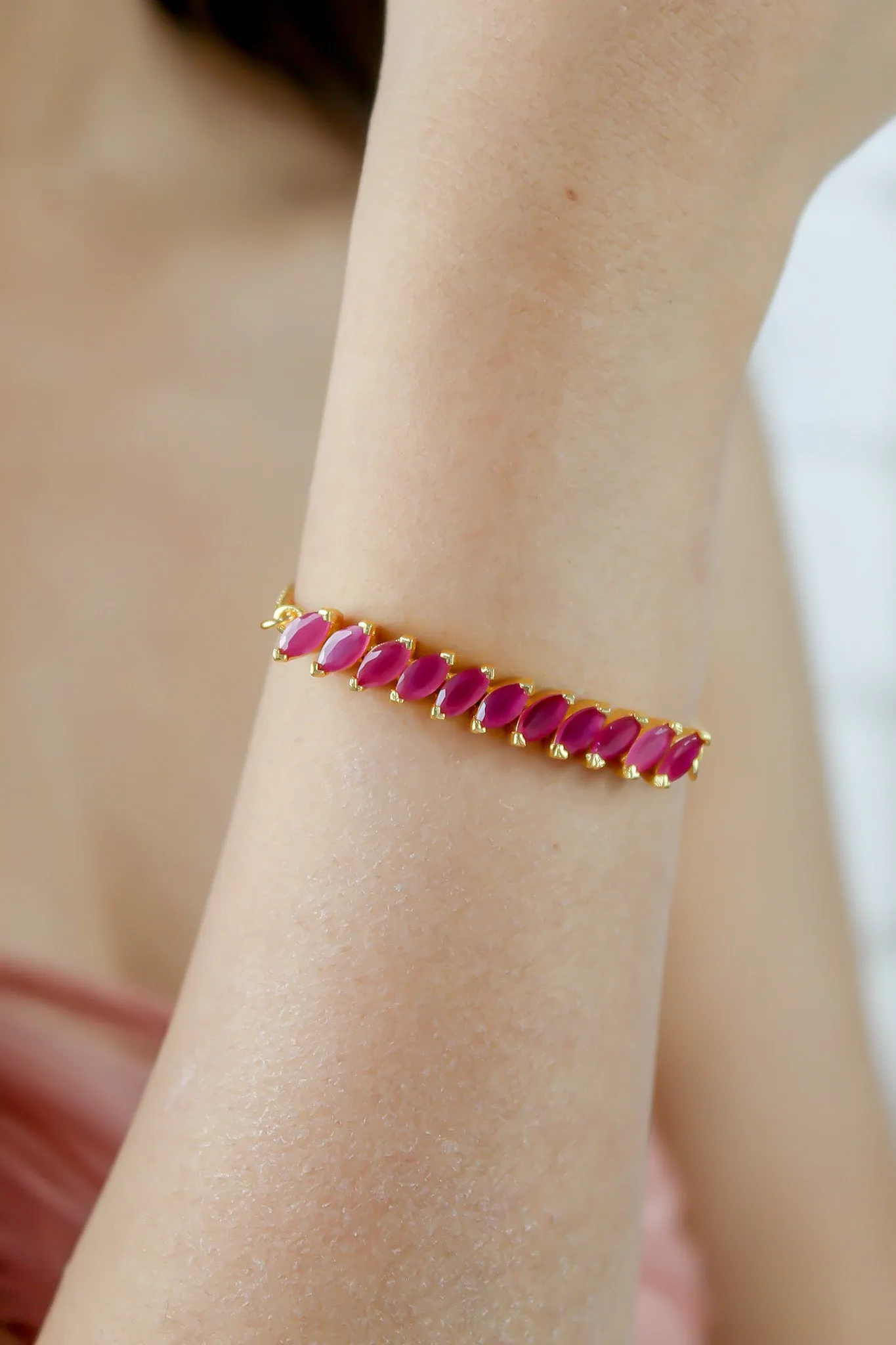 Crystal Spikes Bracelet