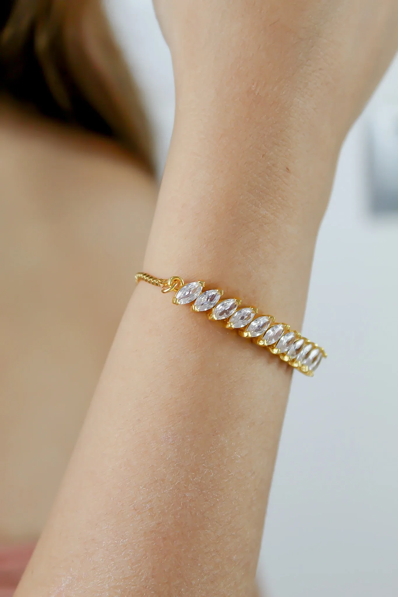 Crystal Spikes Bracelet