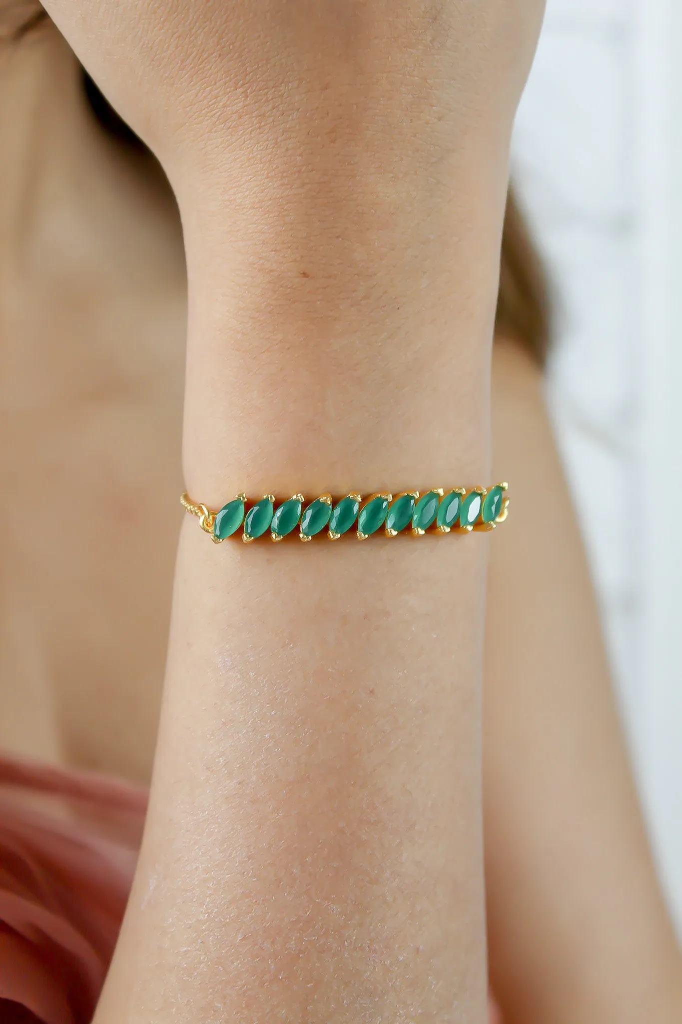 Crystal Spikes Bracelet