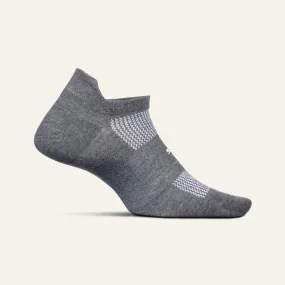 FEETURES HIGH PERFORMANCE MAX CUSHION NO SHOW TAB HEATHER GRAY