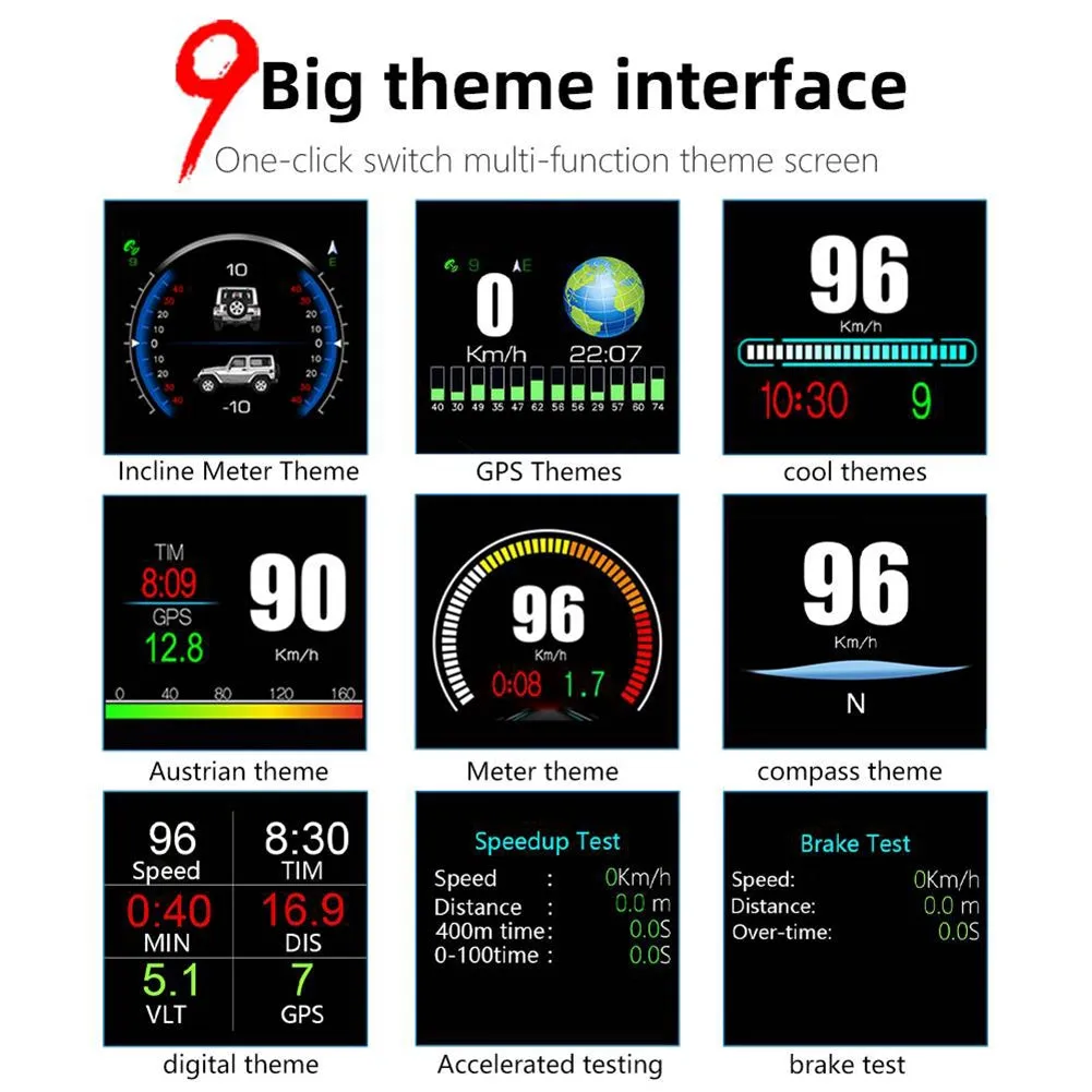 G11 Car Smart Diagnostic Tool Universal HD Head-up Display Smart