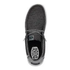 HEY DUDE WALLY COASTLINE BLACK/WHITE