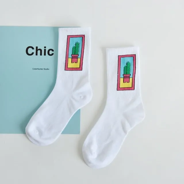 Kawaii Strawberry Milk Socks