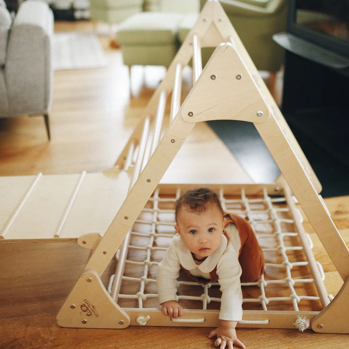 Kinderfeets Pikler Large Triple Climber Triangle - (Local Pick Up Only)