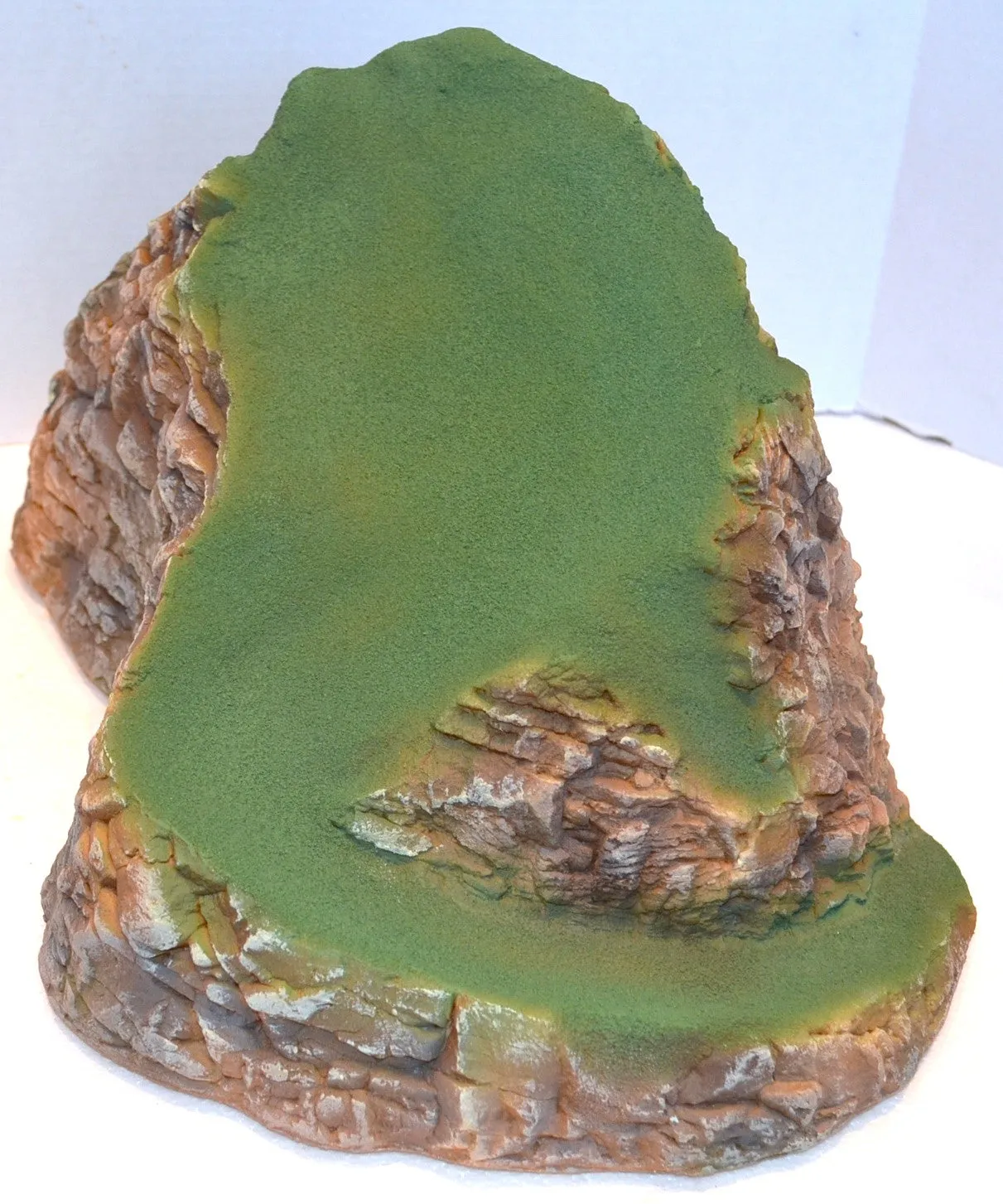 Painted Mountain Meadow Rock Diorama Piece #858
