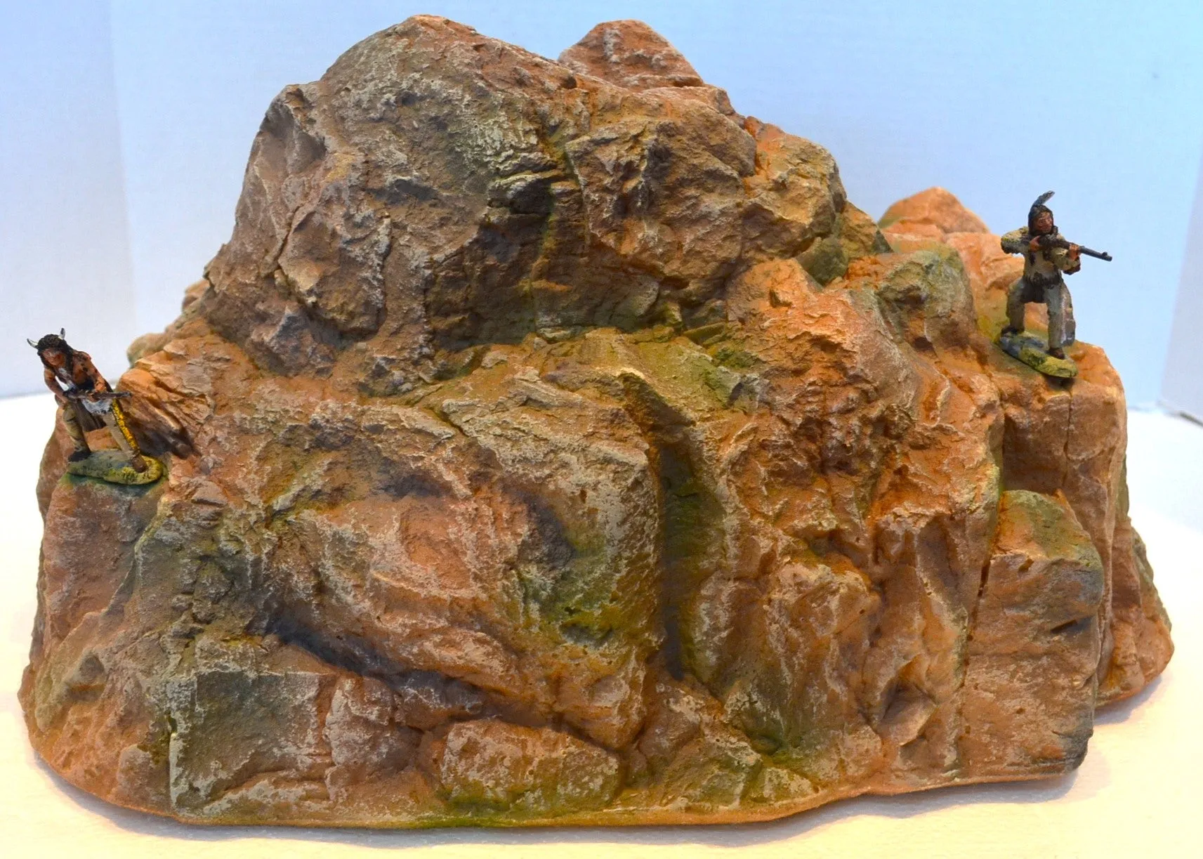 Painted Multi Scale Mountain Hill Diorama Piece #860