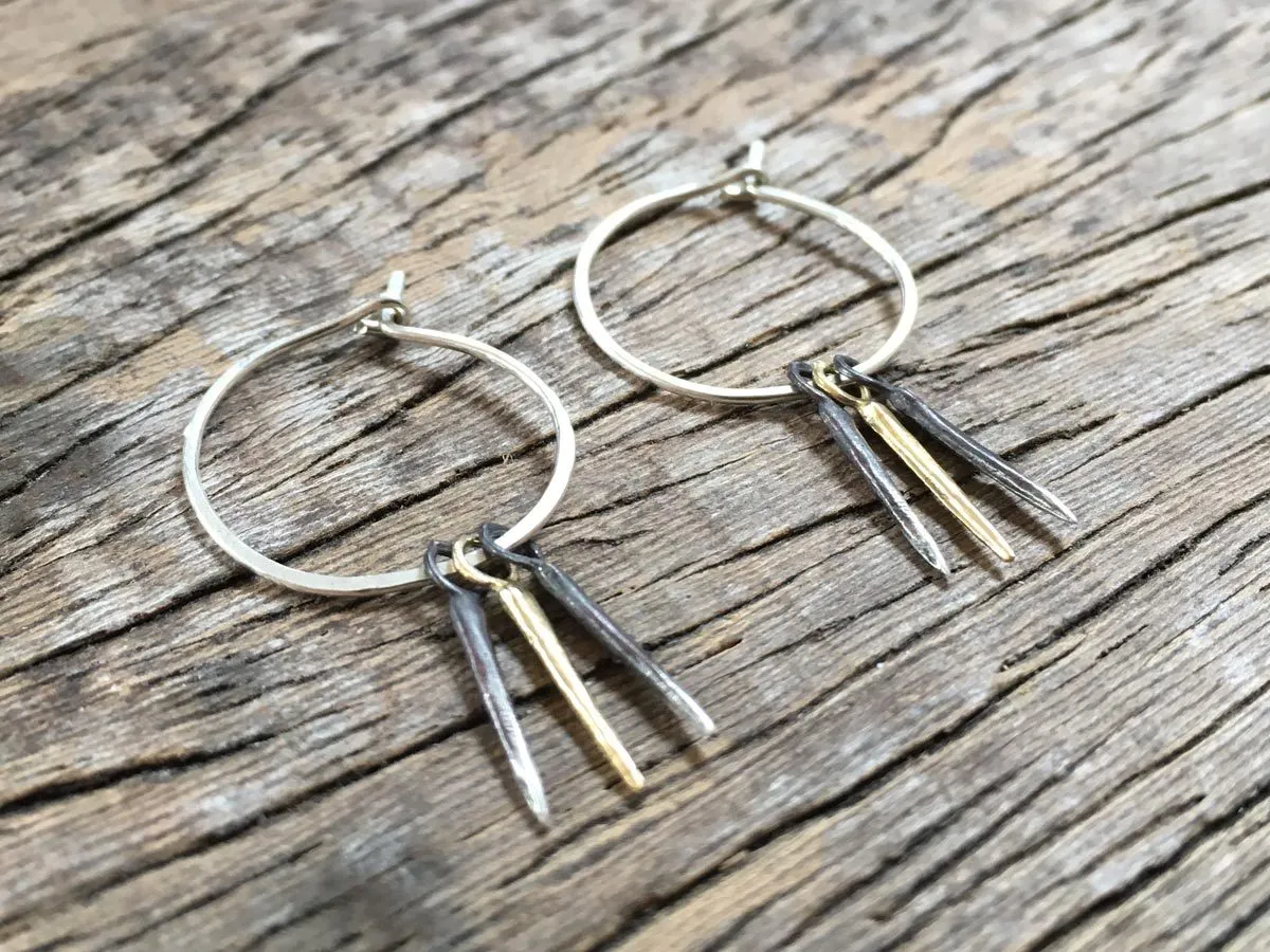 Spike Hoop Earrings