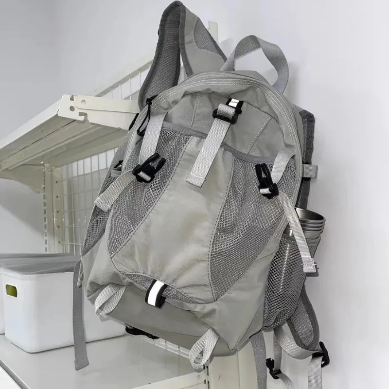 UAKISS  -  New Sports Outdoors Backpacks 2024 New Casual Canvas School Bag Climbing Summer Portability Rucksack Bolsos Mujer Сумка